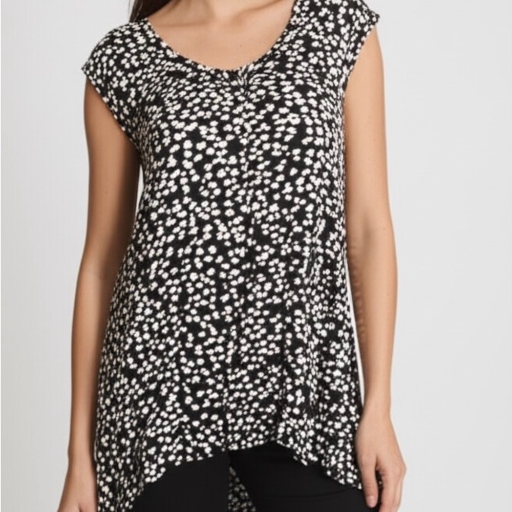 Chaus Black and White Women’s Tunic Top Tunics